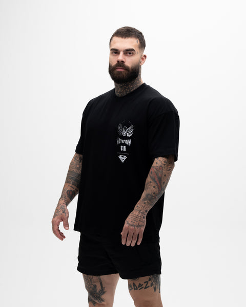 Camiseta Oversized Treino Mith X Superman Jump Preto