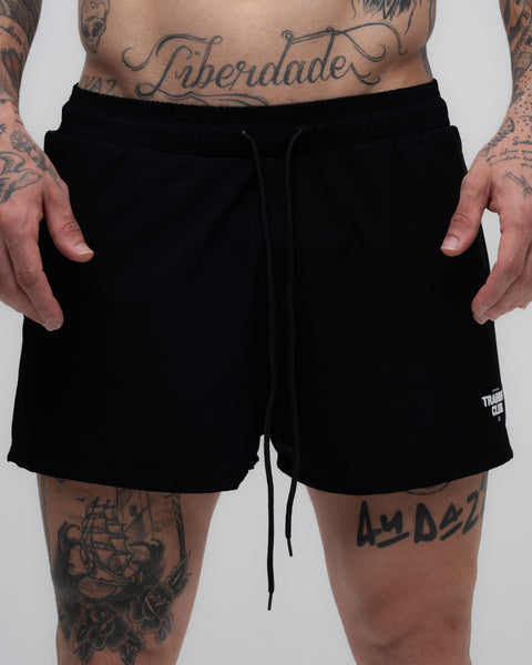 Shorts de Tactel Running Mith Nation Preto