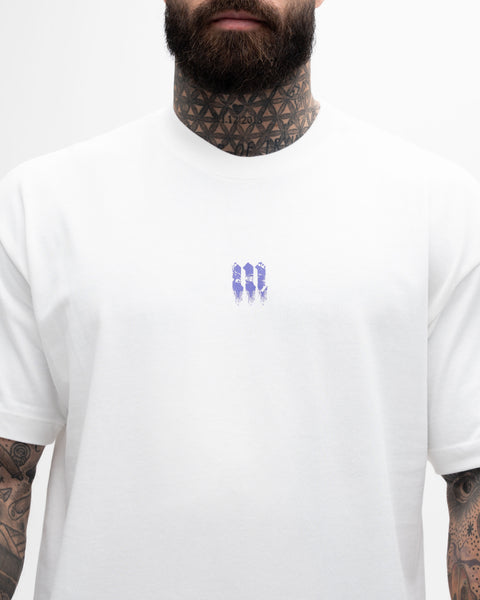 Camiseta Oversized Heavy Mith X Superman Paint Logo Off White