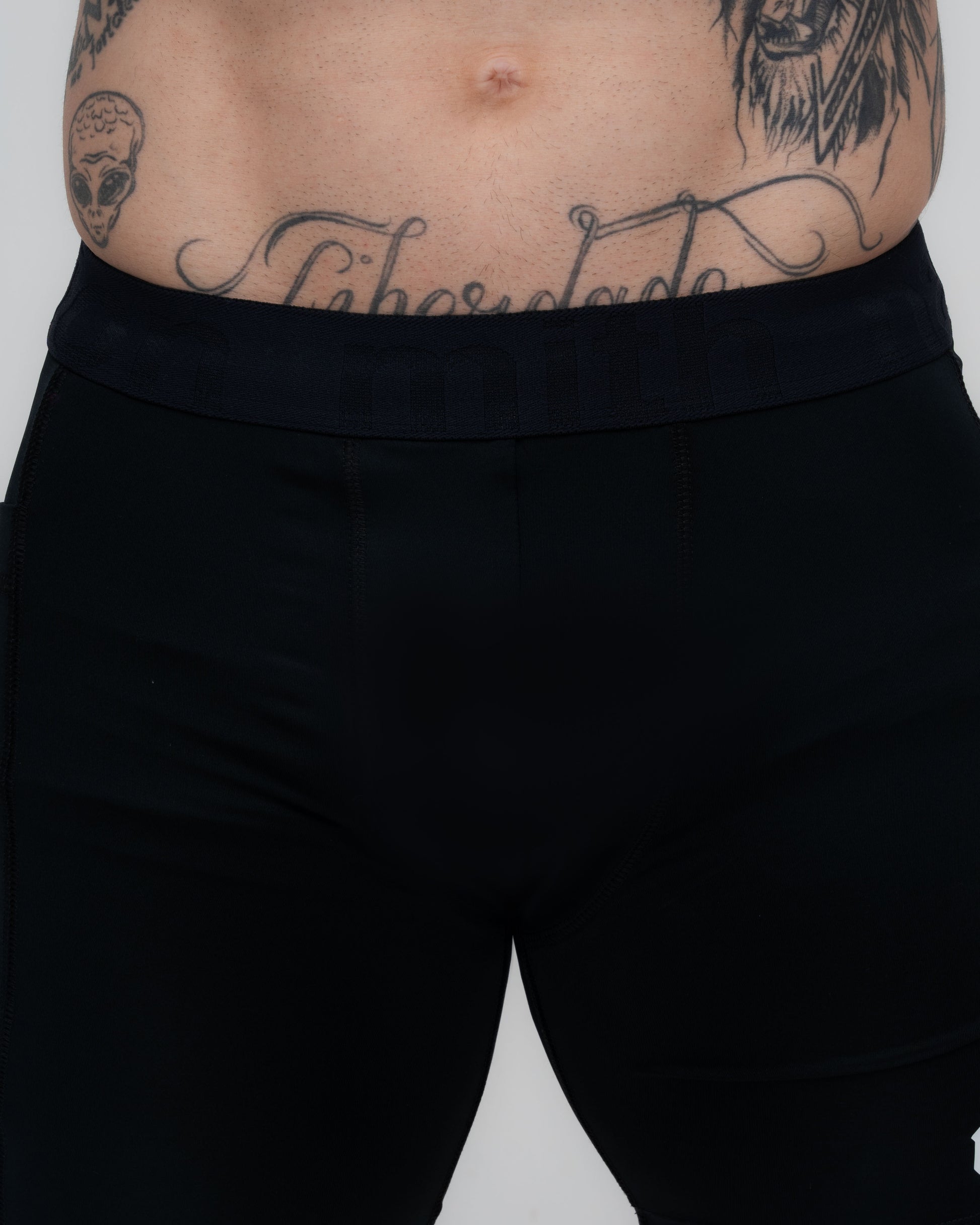 Shorts Legging Compressão Mith Nation Pro Preto