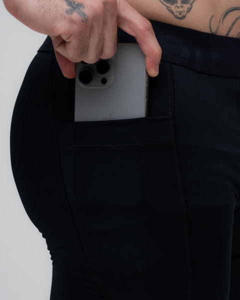 Shorts Legging Compressão Mith Nation Pro Preto