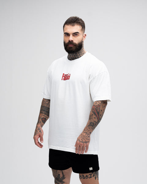 Camiseta Oversized Heavy Mith Pancakes Off White