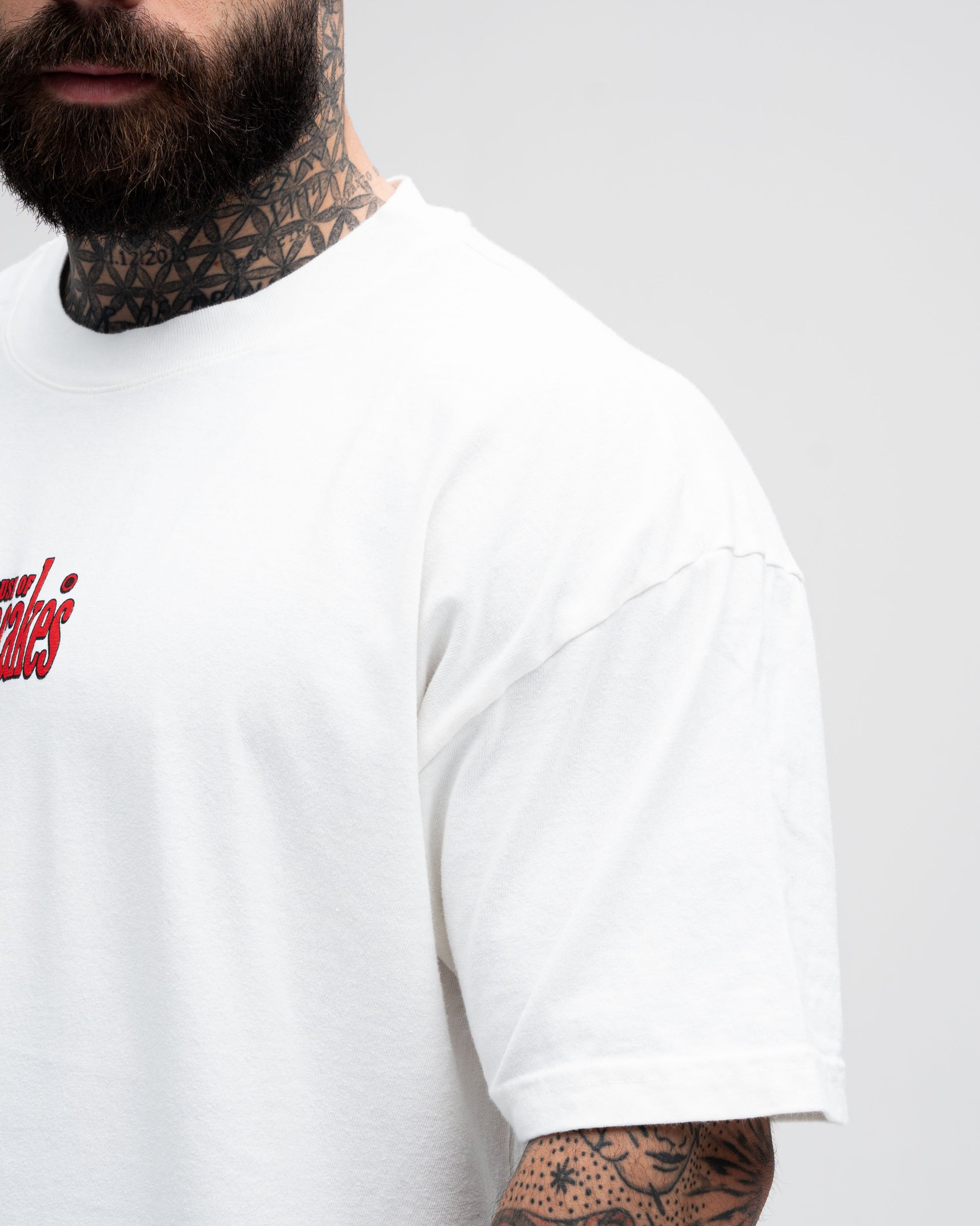 Camiseta Oversized Heavy Mith Pancakes Off White