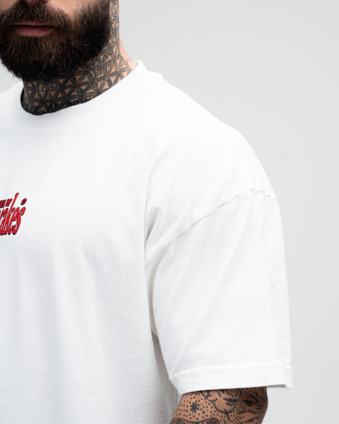 Camiseta Oversized Heavy Mith Pancakes Off White