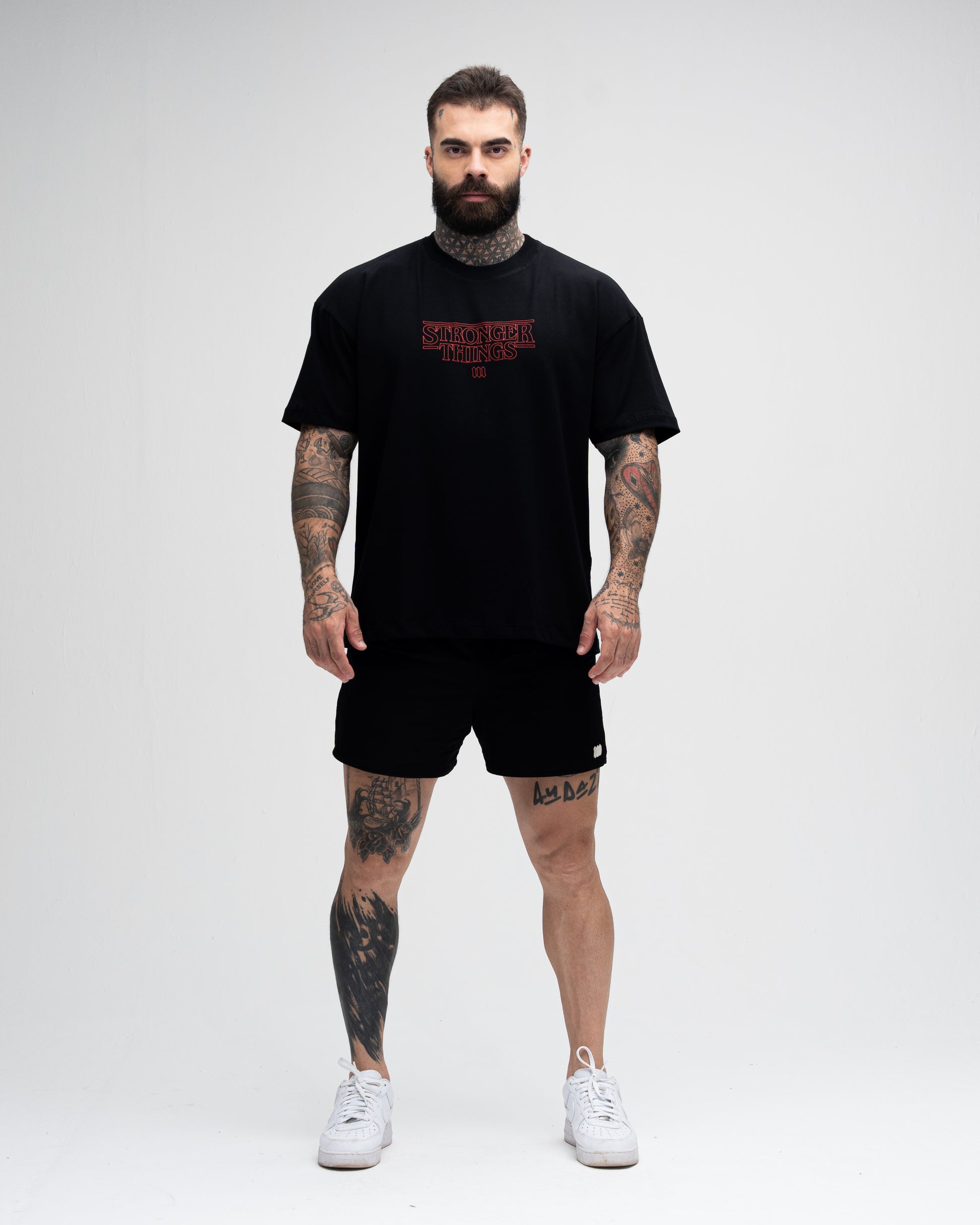 Camiseta Oversized Treino Mith Stronger Things Preto