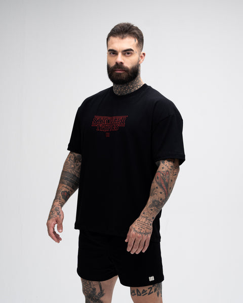 Camiseta Oversized Treino Mith Stronger Things Preto