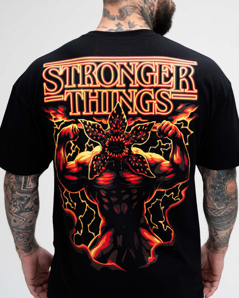 Camiseta Oversized Treino Mith Stronger Things Preto