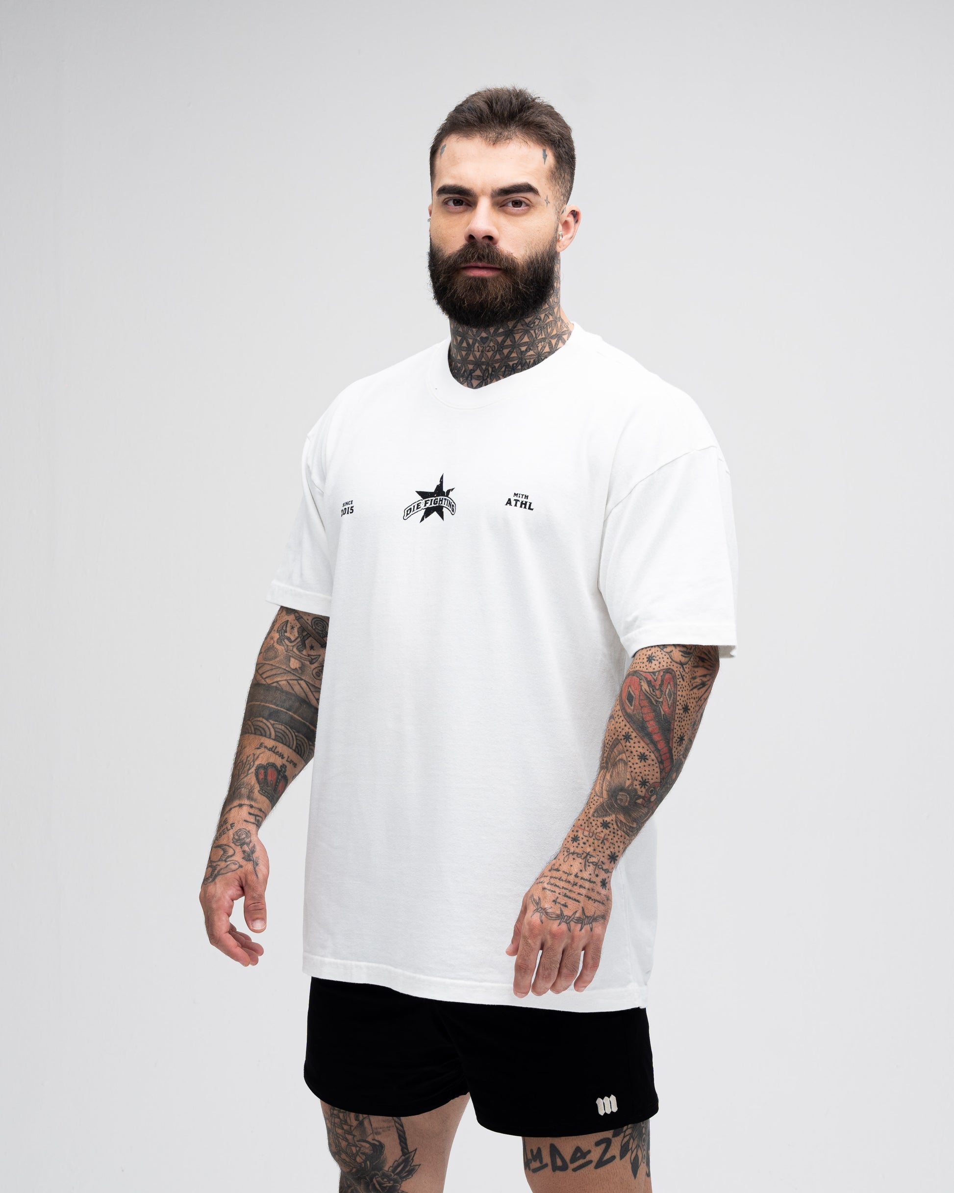 Camiseta Oversized Heavy Mith Legacy Off White