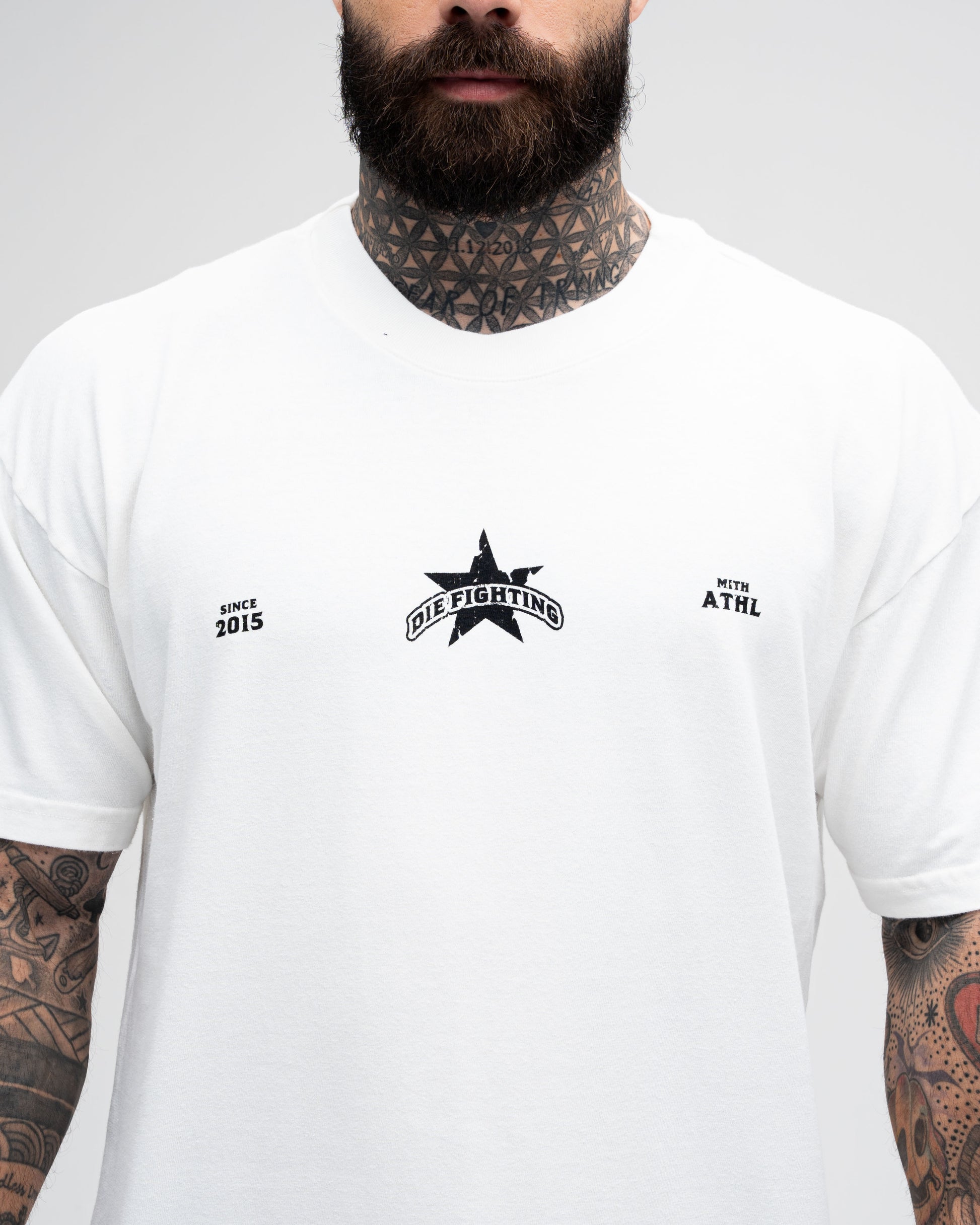 Camiseta Oversized Heavy Mith Legacy Off White