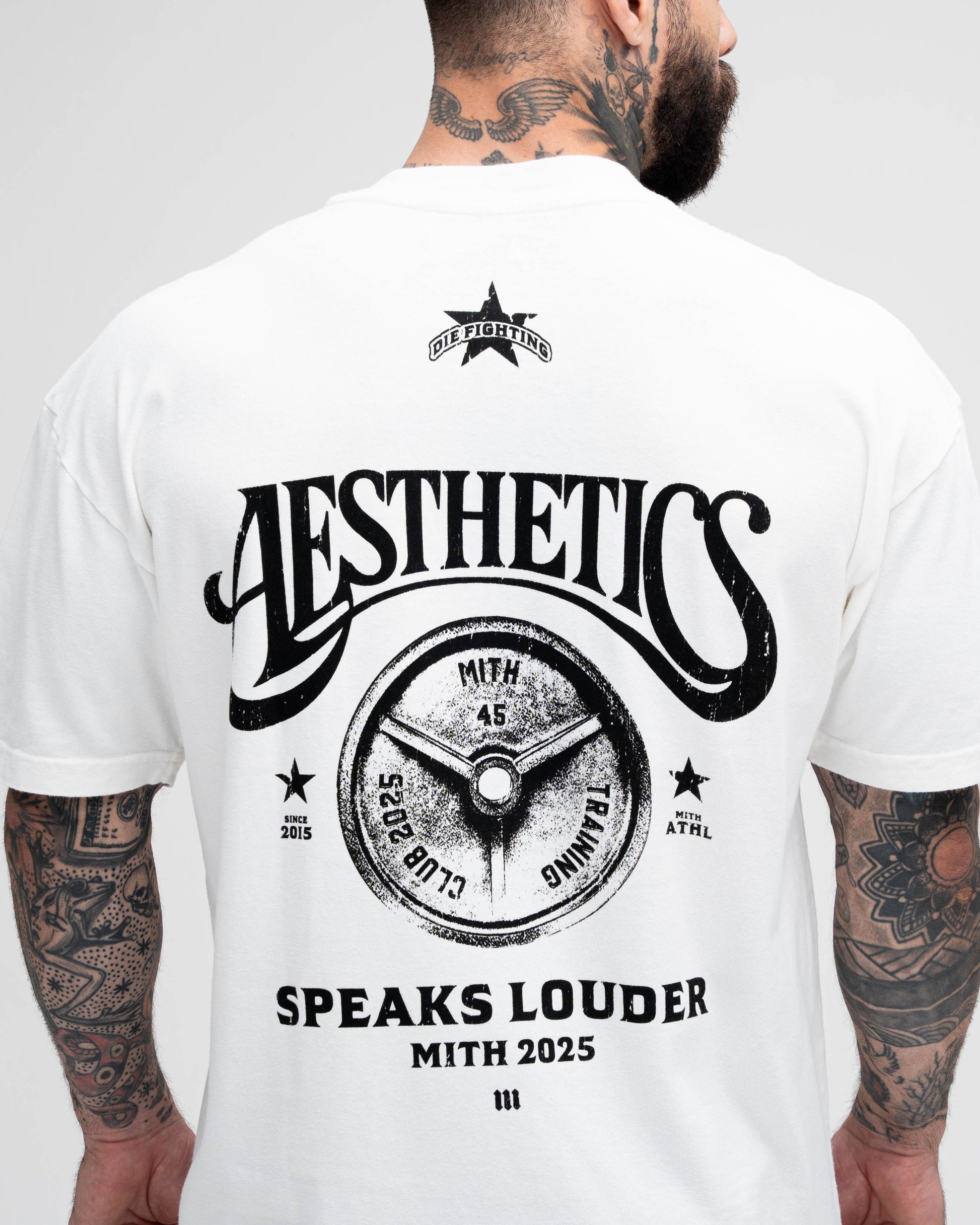 Camiseta Oversized Heavy Mith Legacy Off White