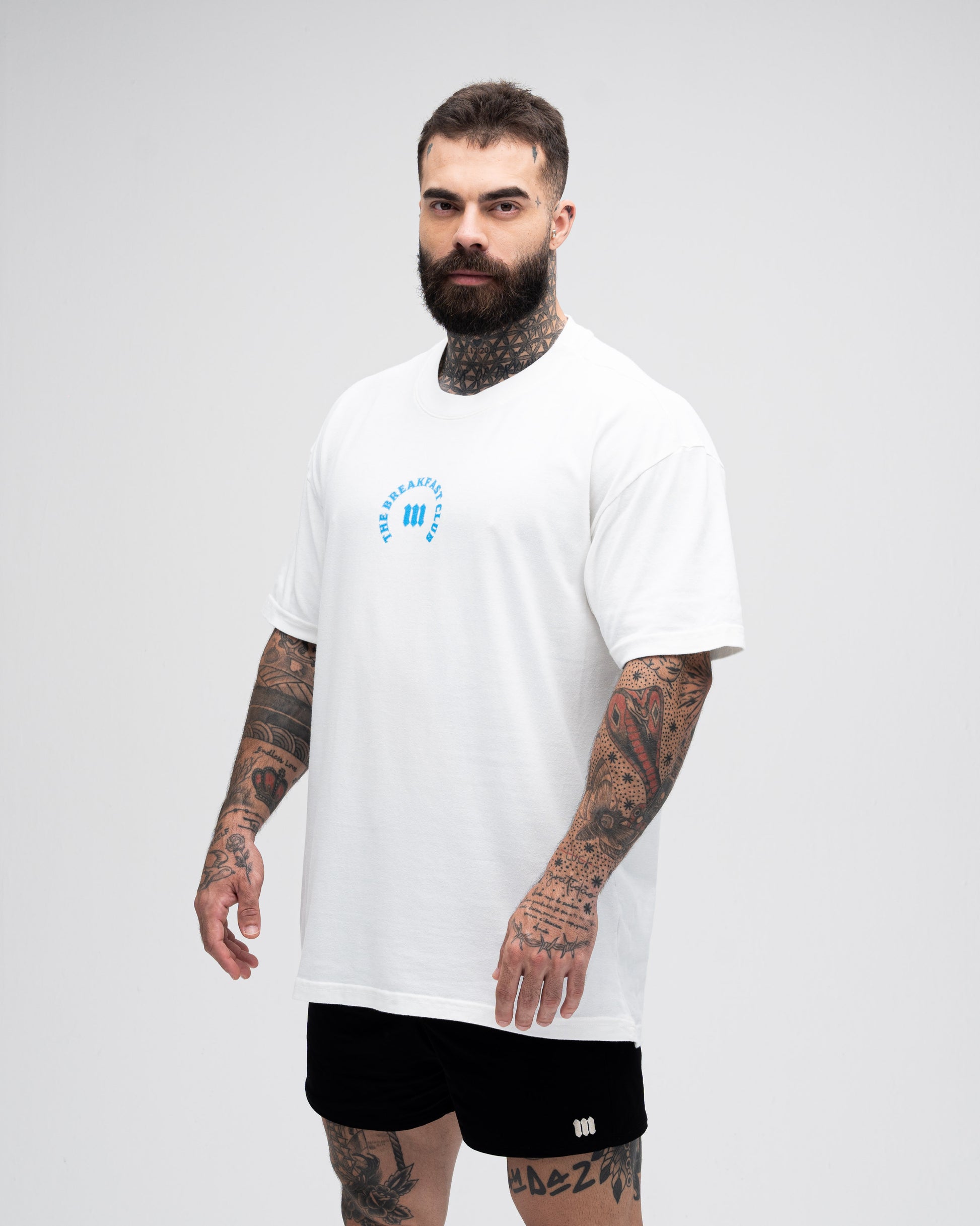 Camiseta Oversized Heavy  Mith The Breakfast Off White