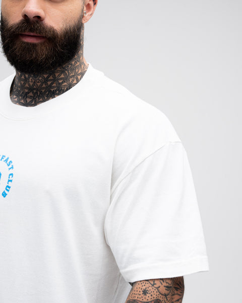 Camiseta Oversized Heavy  Mith The Breakfast Off White