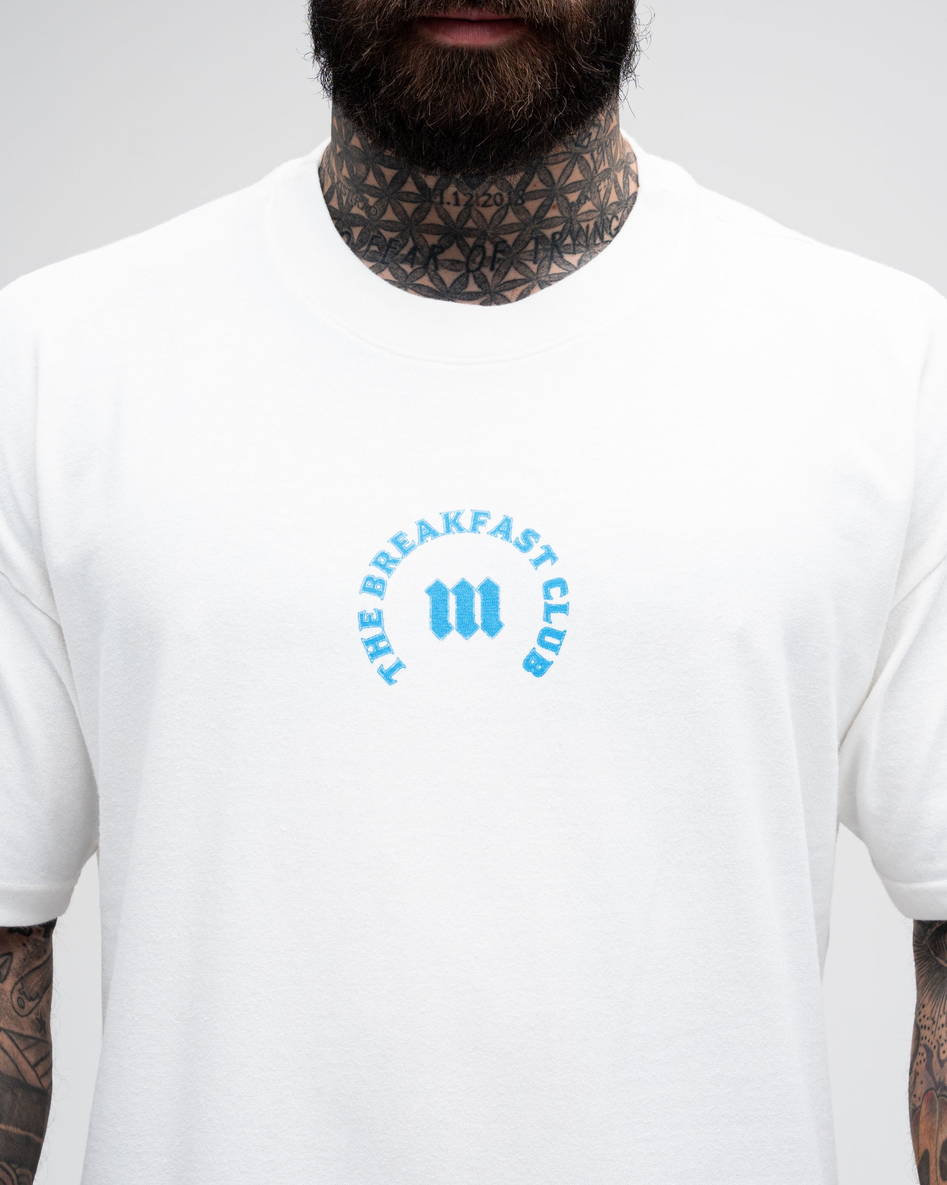 Camiseta Oversized Heavy  Mith The Breakfast Off White