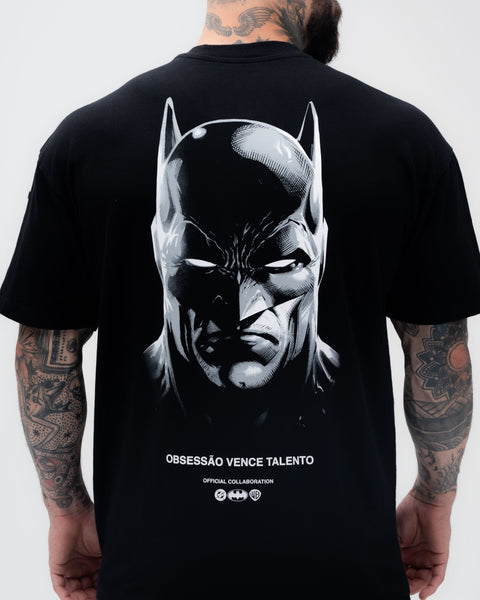 Camiseta Oversized A Obsessão Vence Talento Preto