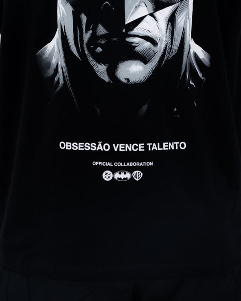 Camiseta Oversized A Obsessão Vence Talento Preto