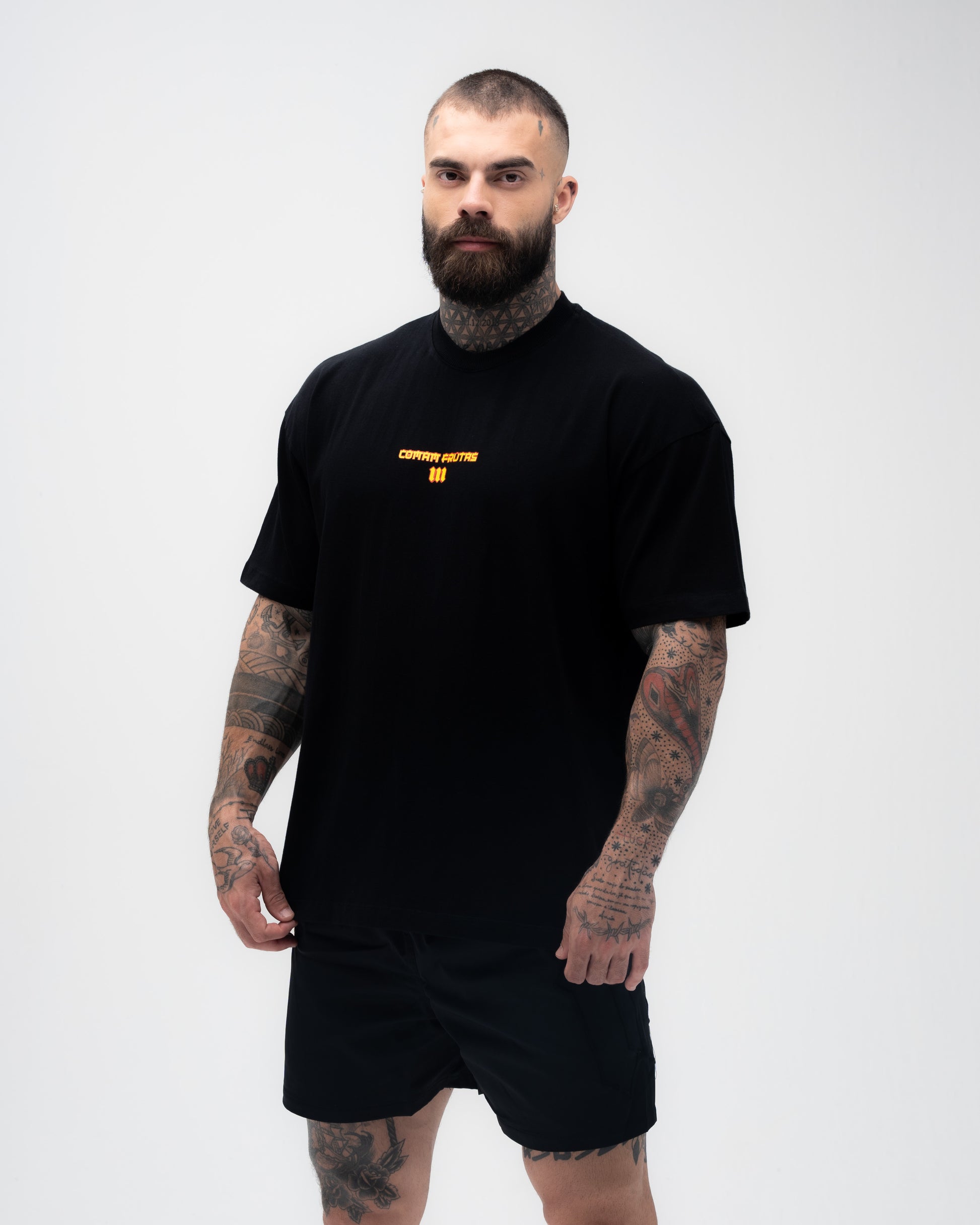Camiseta Oversized Treino Mith Hanya Preto