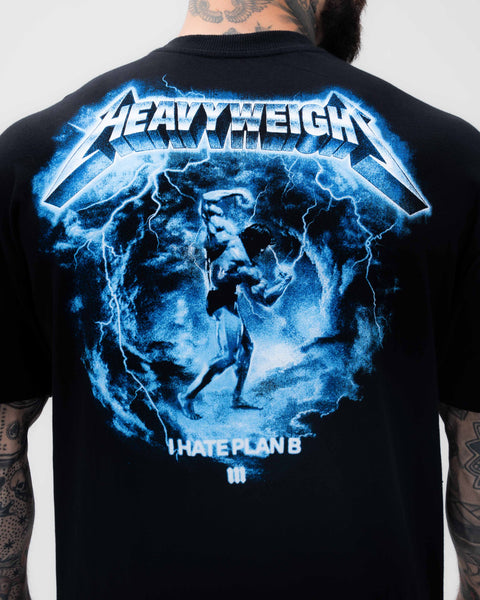 Camiseta Oversized Treino Mith I Hate Plan B Preto