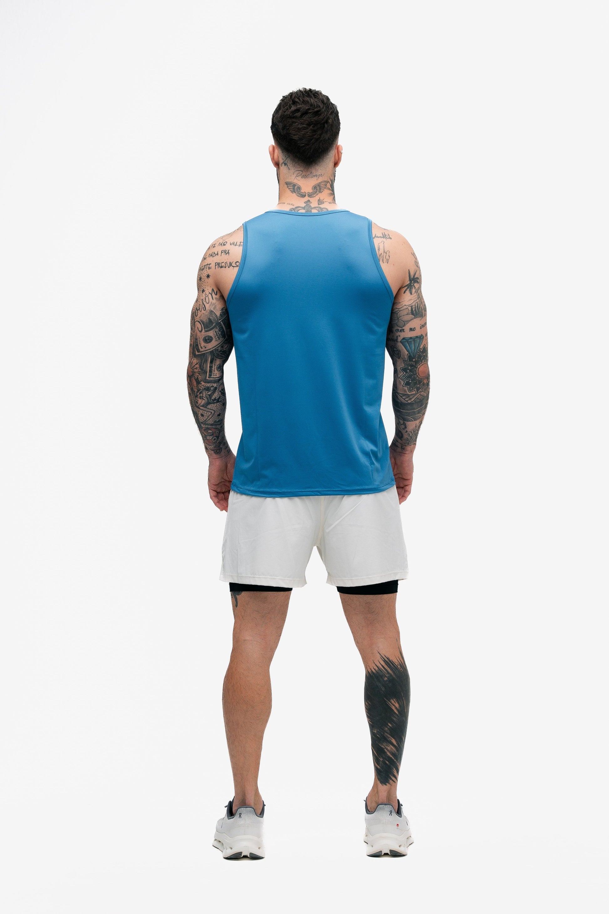 Regata Tank Top Dry Fit Logo Light Blue