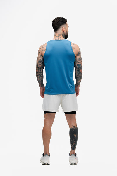 Regata Tank Top Dry Fit Logo Light Blue