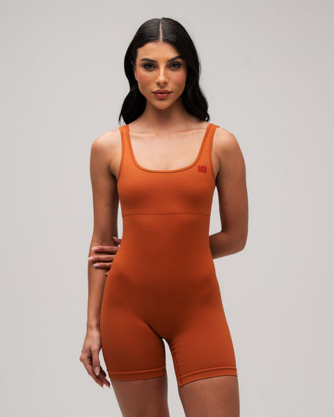 Macaquinho Mith Everyday Seamless Marrom