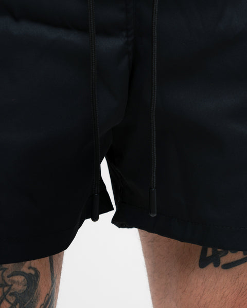 Shorts Curto de Tactel Mith Nation Embroidery Preto