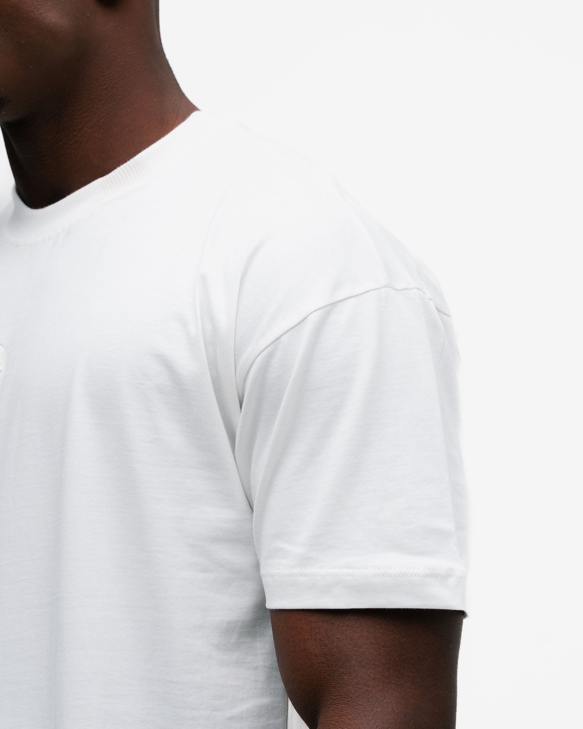 Camiseta Oversized Mith Nation Minimal Off White