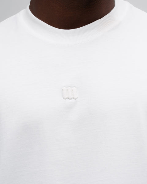 Camiseta Oversized Mith Nation Minimal Off White