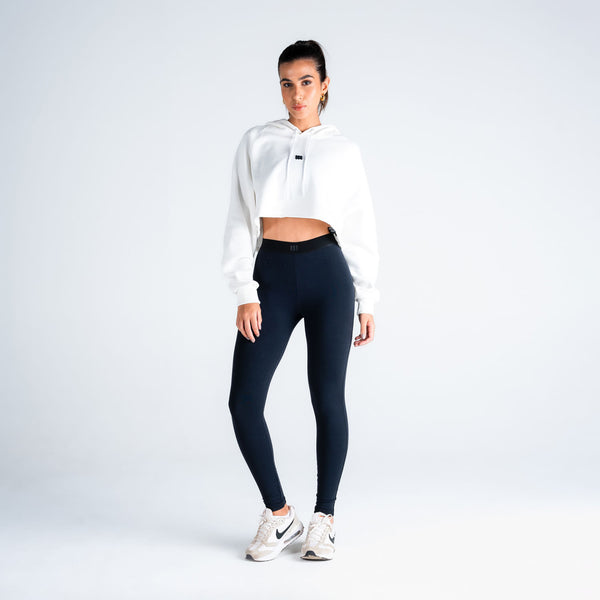Cropped de Moletom Feminino Mith Nation Off White