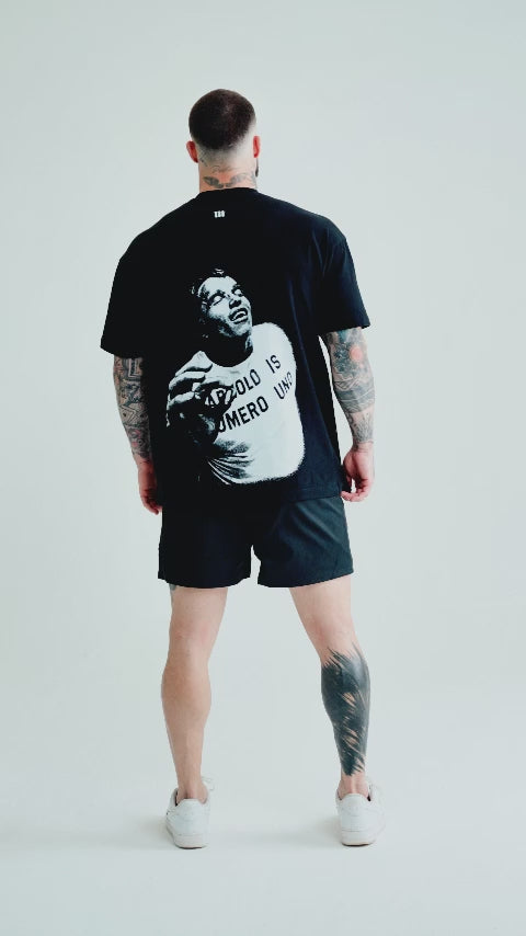 Camiseta Oversized Treino Mith Quem Planta Colhe Preto