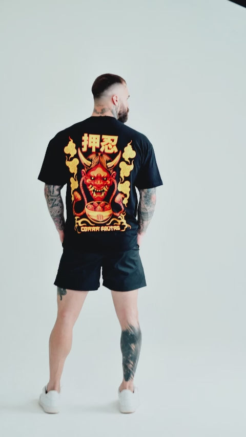 Camiseta Oversized Treino Mith Hanya Preto